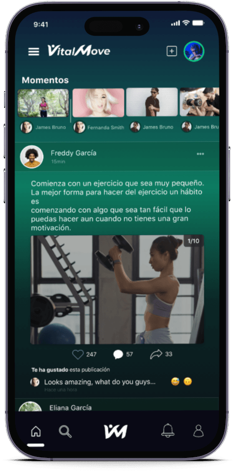 VitalMove App Interface